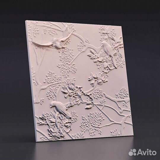 Гипсовая 3D панель 