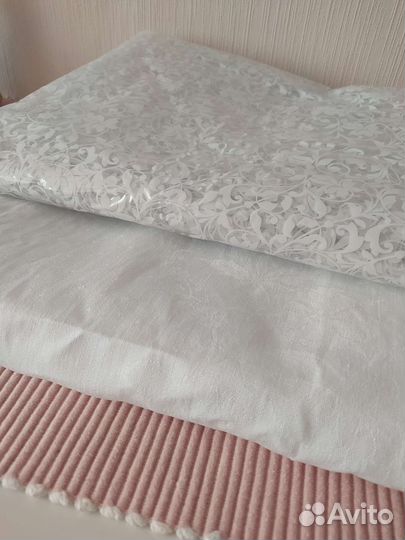 Скатерть хлопок + силиконовая клеенка