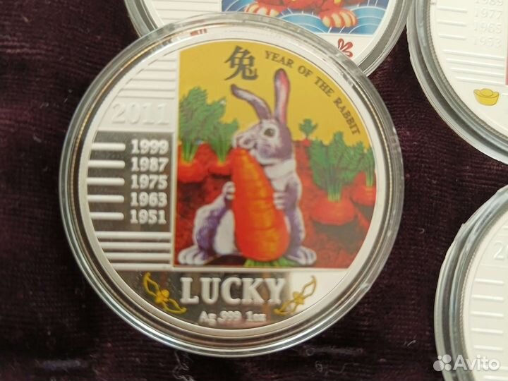 Серебряные монеты 999 1 oz