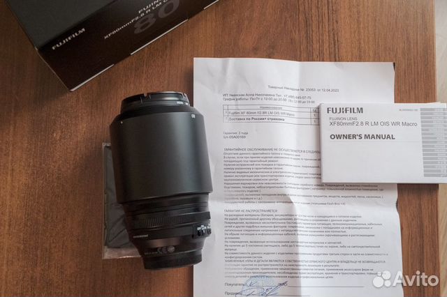 Fujifilm XF 80mm f/2.8 R LM OIS WR Macro объявление продам