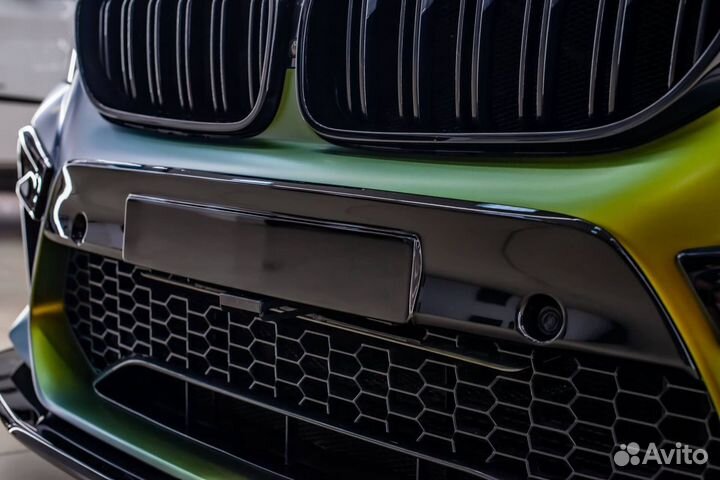 Накладки переднего бампера M5 F90 (M-power) 2021