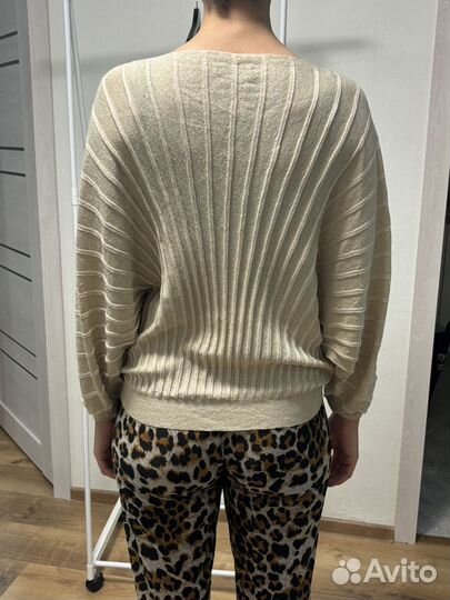 Кофта бежевая оверсайз 44