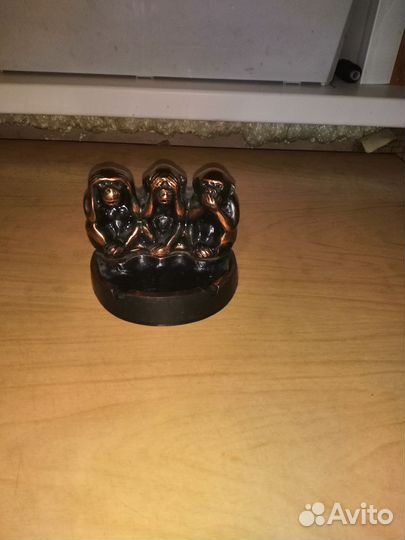 Статуэтка СССР бронза пепельница