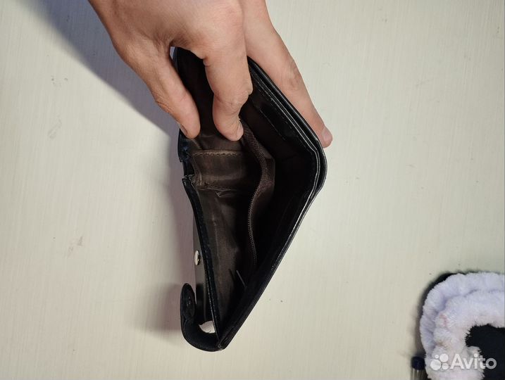 Кошелек мужской кожаный