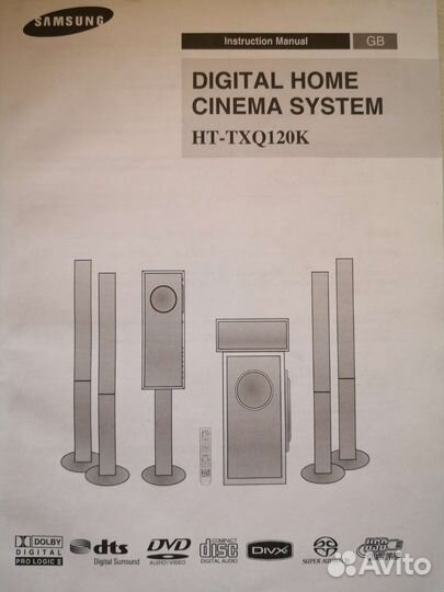 Домашний кинотеатр samsung HT-txq120k