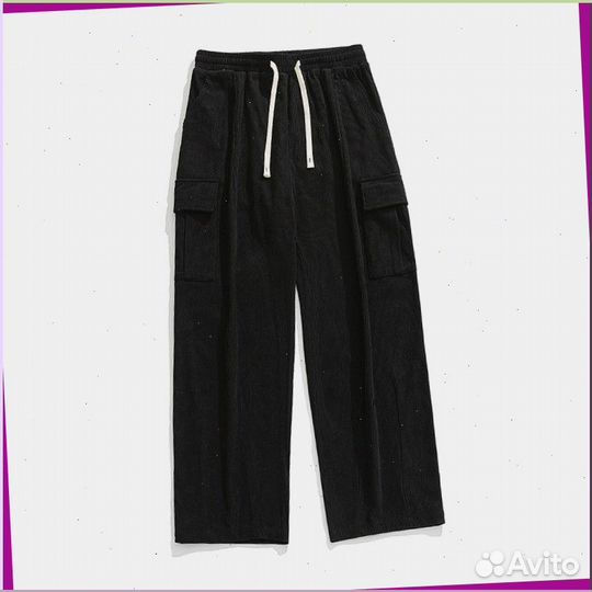 Спортивные широкие штаны карго (Размеры S - 2XL)