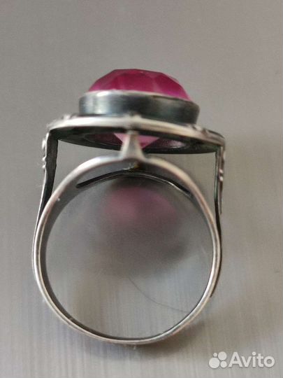 Серебряное кольцо 875