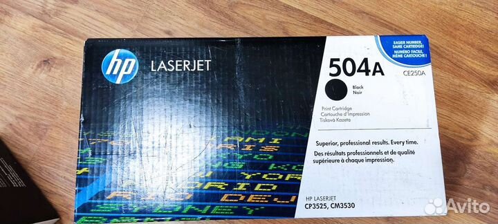 Картридж для принтера HP 504A (CE250A) черный