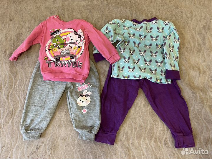 Вещи пакетом на девочку 74 - 80