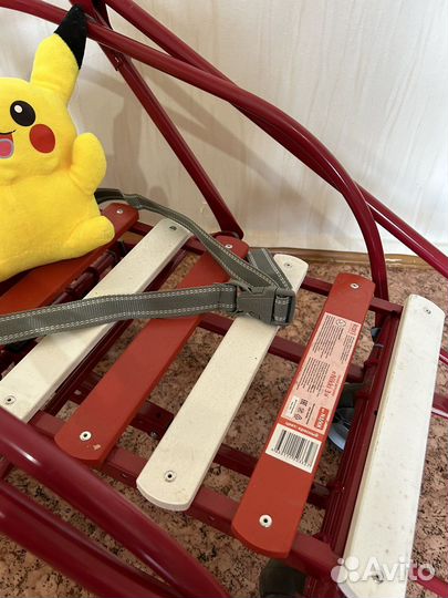 Санки на колесах (санки-коляска)