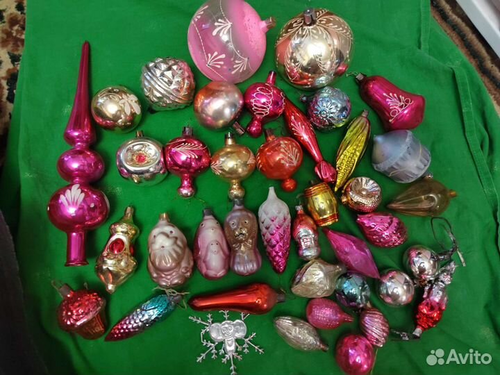 Елочные игрушки ссср(лот 3)
