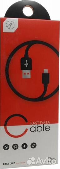 USB Кабель для Apple/iPhone Carbon, TPU, 2,4A, Кра