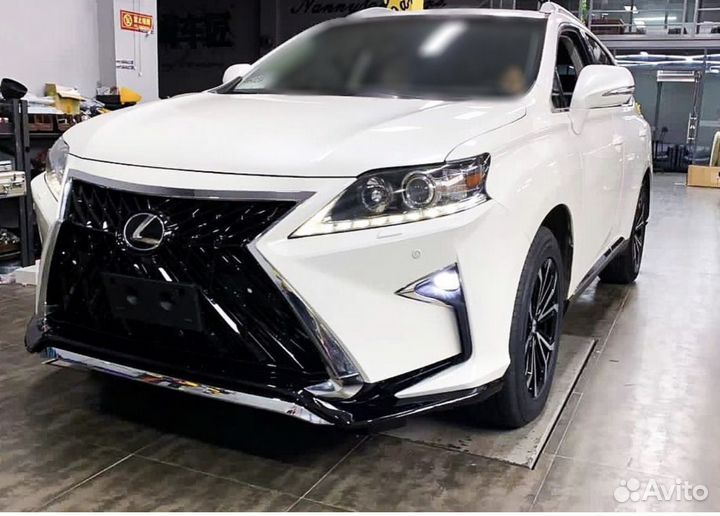 Lexus RX 2009-2014 Бампер Стиль 2017+ TRD E9LN4