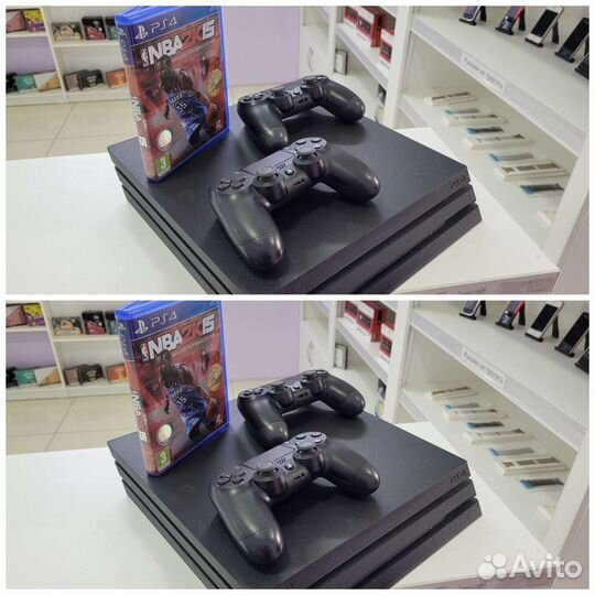 Sony PS4 Pro 1tb 2 джойстика