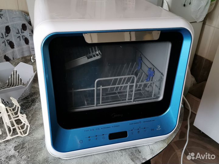 Midea Посудомоечная машина mcfd42900, голубой