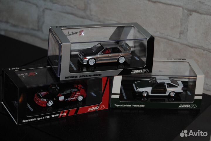 Модели Inno64, GSD, MicroTurbo, Time Micro 1:64