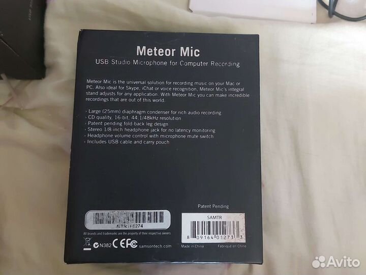 Студийный микрофон Samson Meteor Mic