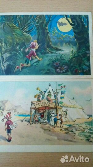 Открытки в сказках и баснях