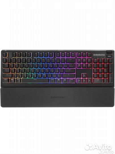 Steelseries apex 3 с подставкой