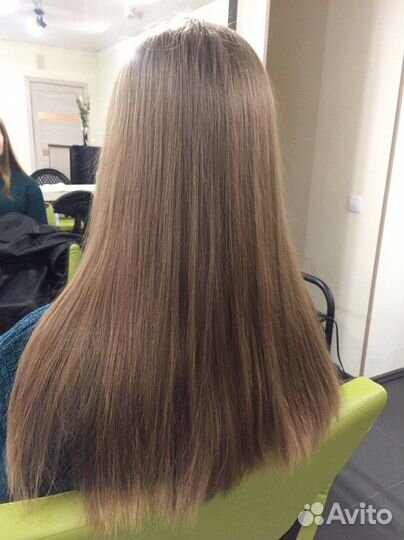 Полировка волос насадкой 