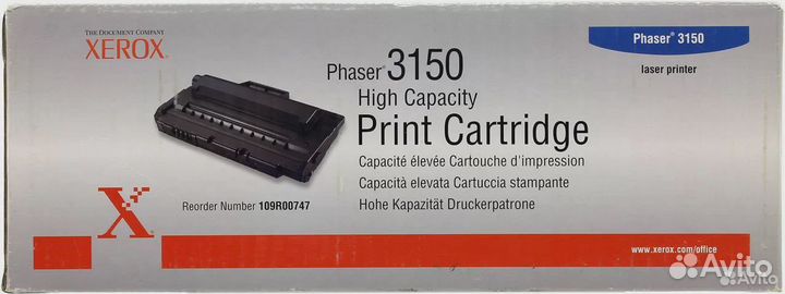 Картриджи Xerox 3150, 3200, PE220 Оригинал Новые