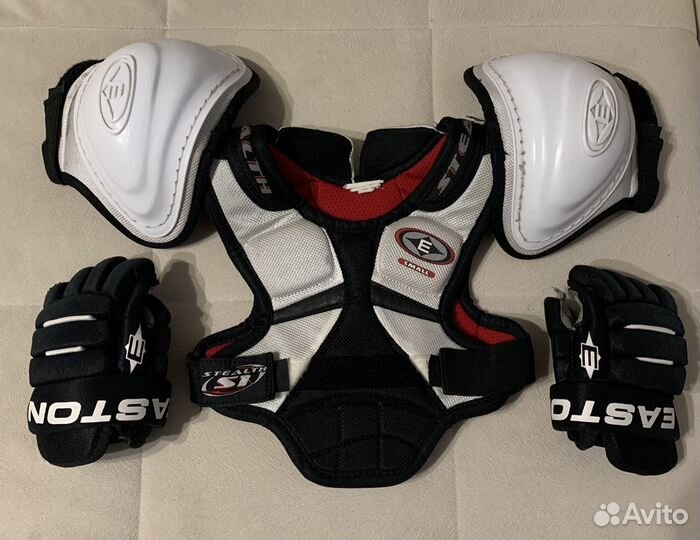 Нагрудник хоккейный детский и краги