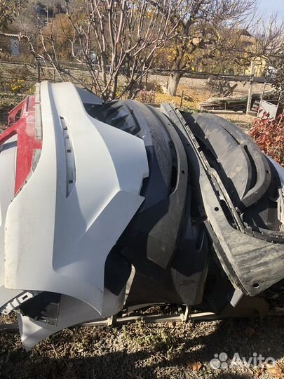 Бампера задние skoda