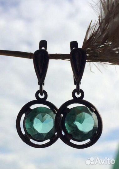 Серьги серебро