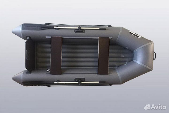 Лодка пвх Big Boat Т 280 нд серая