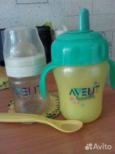 Avent Naturally-поильник от Набора.Соски/пустышки
