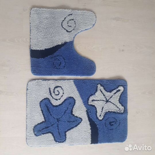 Набор ковриков в ванную, новый