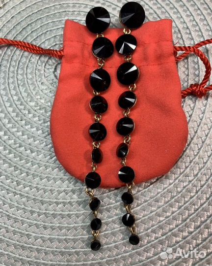 Длинные сережки б/у