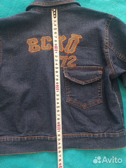 Джинсовая куртка для девочки 98 104