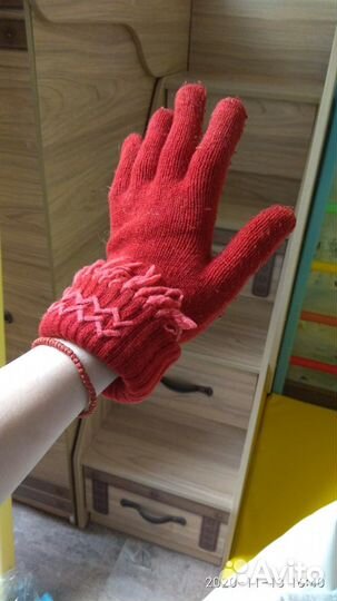 Перчатки женские тёплые (+бесплатно)