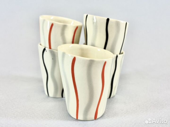 Набор стопок лзфи (лоз) Фарфор 5 штук