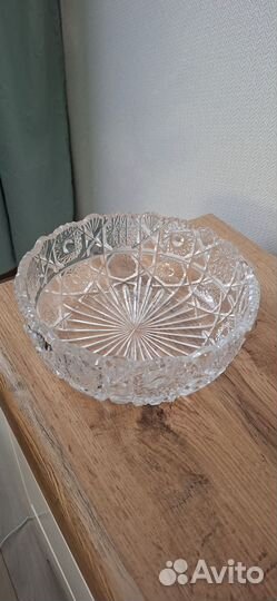 Хрустальная салатница СССР