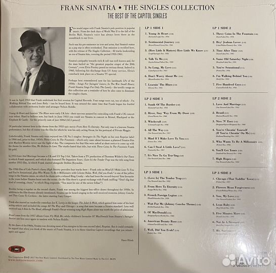 Винил Sinatra the singles collection