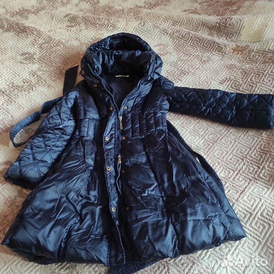 Куртка длинная демисезонная 140р