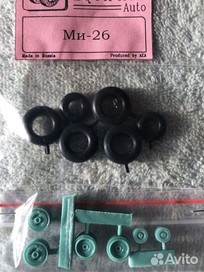 Резиновые колеса для моделей 1/72 (СССР, РФ)