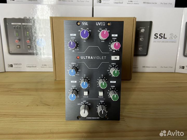 SSL 500 Series Ultraviolet Stereo EQ в Наличии