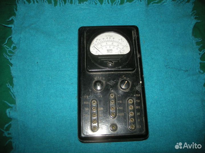 Приборы СССР №2 ампервольтметр Ц20 самовывоз