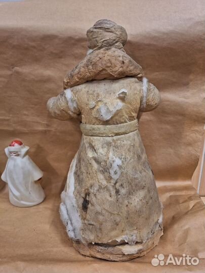 Фигурка Дед мороз СССР, ёлочная игрушка звезда