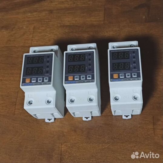 Узм Реле контроля напряжения и тока 80А Комплект 3