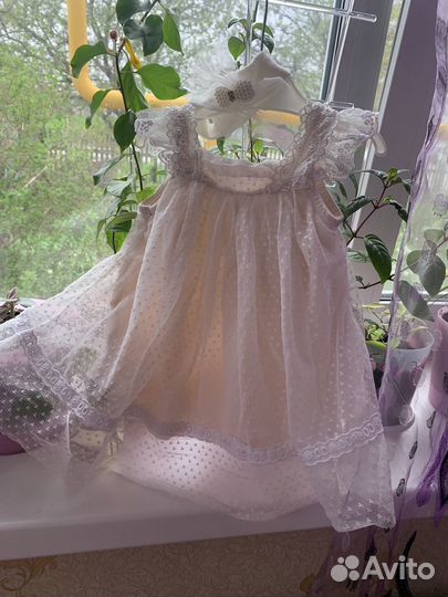 Платье для девочки 68 74