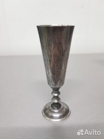 Рюмки 2 шт. серебро 875 проба со звездой