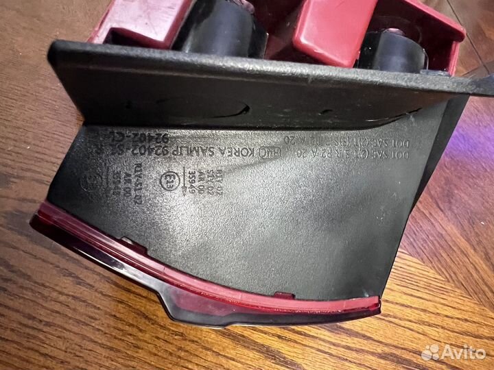 Фонарь задний santa fe 4 тм рестайлинг