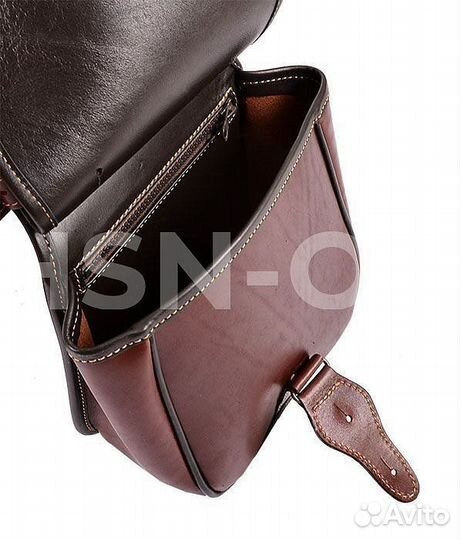 Ягдташ Люкс коричневый, кожа