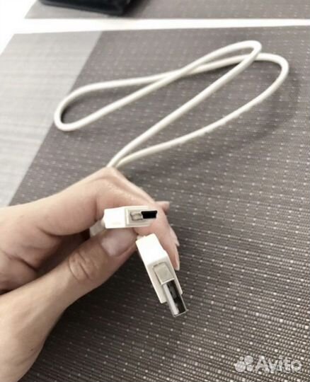 Кабель Macro usb белый