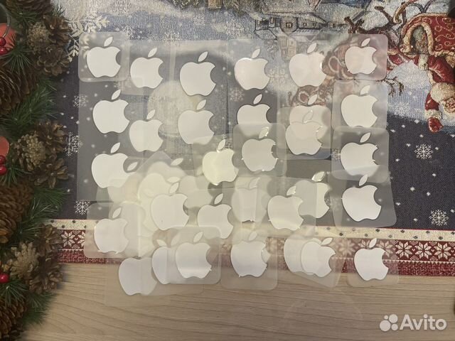 Оригинальные наклейки apple