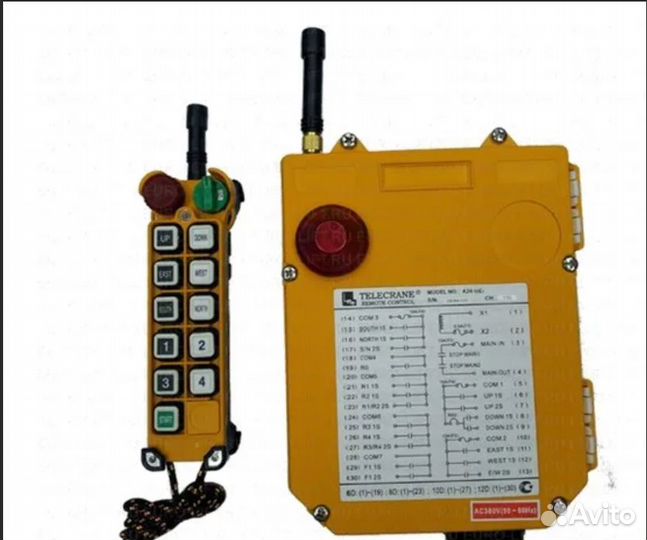 Радиоупpавление кранами сеpии Тelеcrane